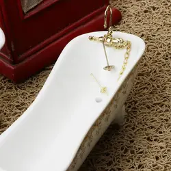 Juego de baño en miniatura para casa de muñecas: inodoro y espejo