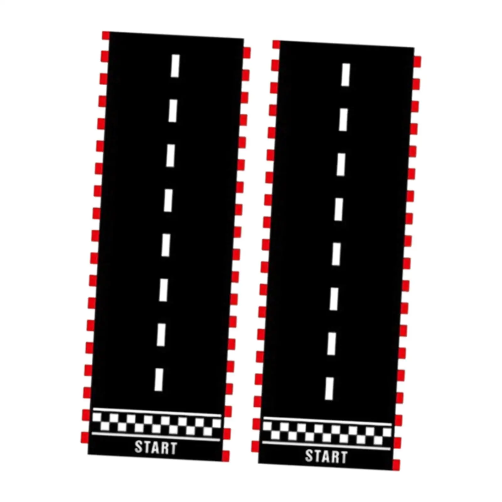 Corredor de pista carreras coche poliéster negro para fiesta - imagen 3