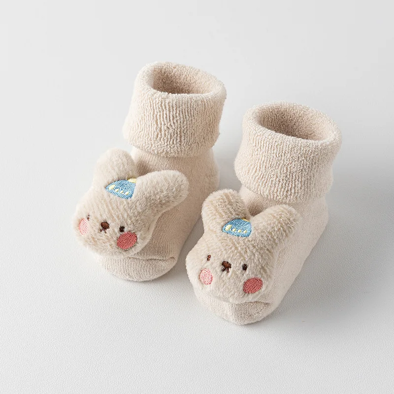 Calcetines antideslizantes de algodón para bebé invierno - imagen 4