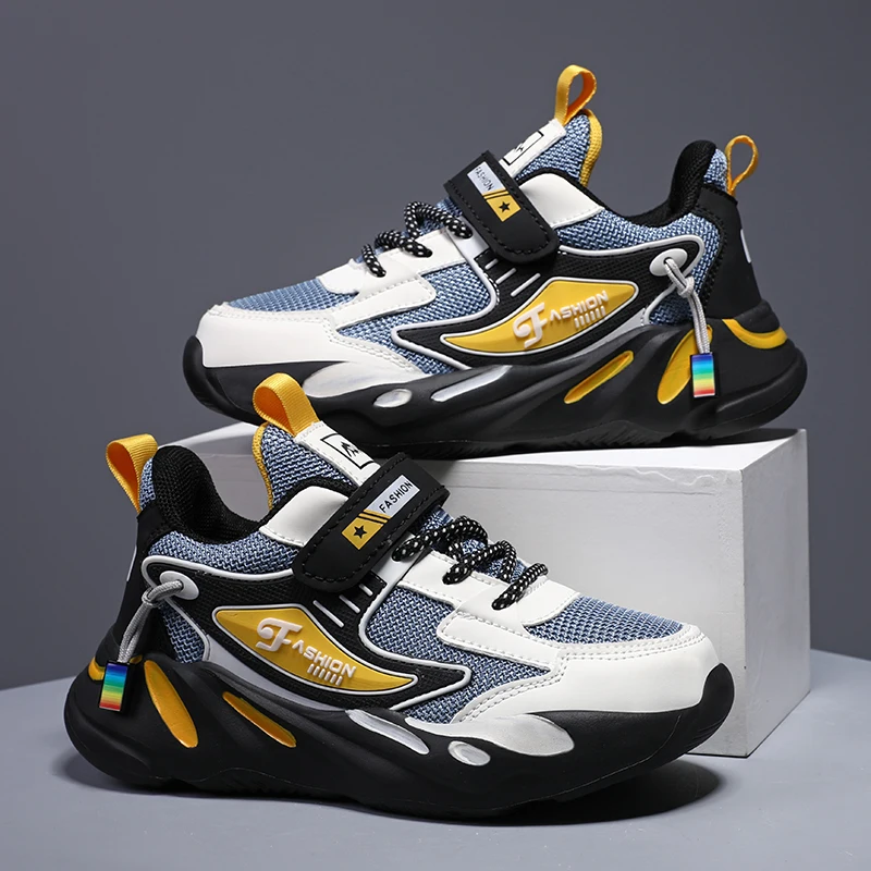 Zapatillas deportivas de piel transpirable para niños - imagen 3