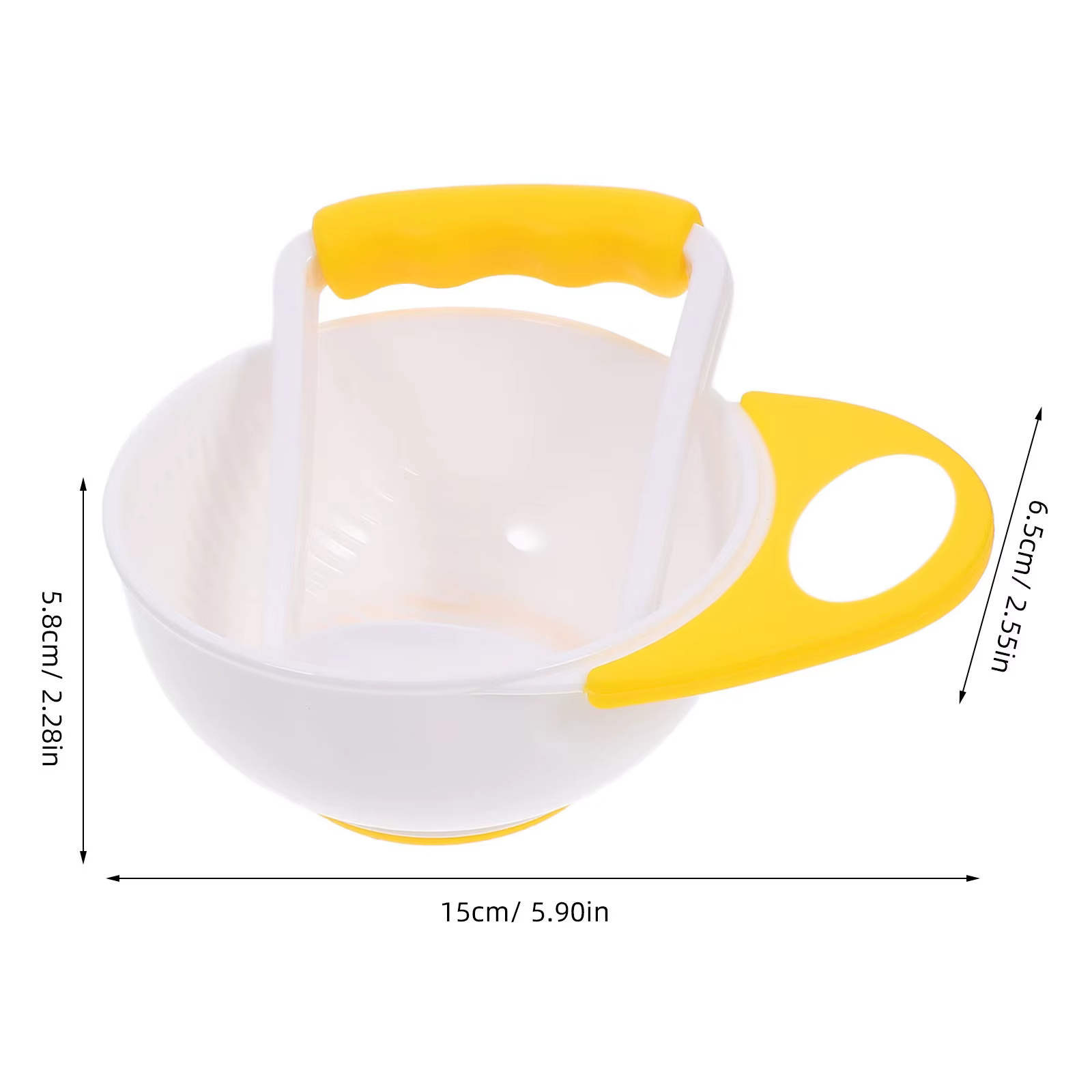 Tazones para triturar alimentos de bebé con mango fácil agarre - imagen 5