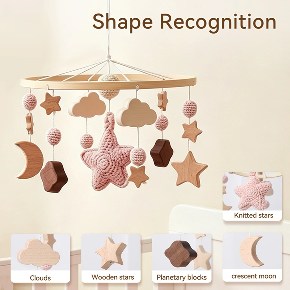 Juguete sensorial para bebés con rotación 360° y cielo estrellado - imagen 4