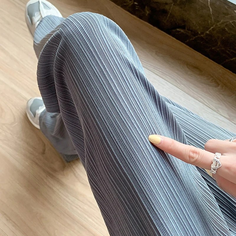 Pantalón premamá de verano pernera ancha con cintura elástica - imagen 3