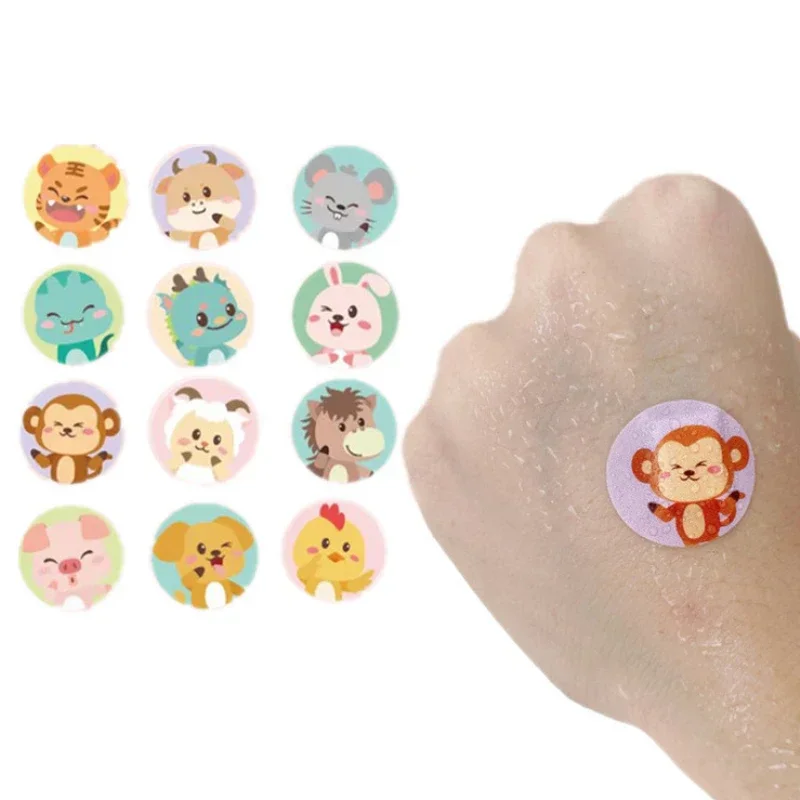 Tiritas redondas adhesivas infantiles con dibujos para heridas - imagen 2