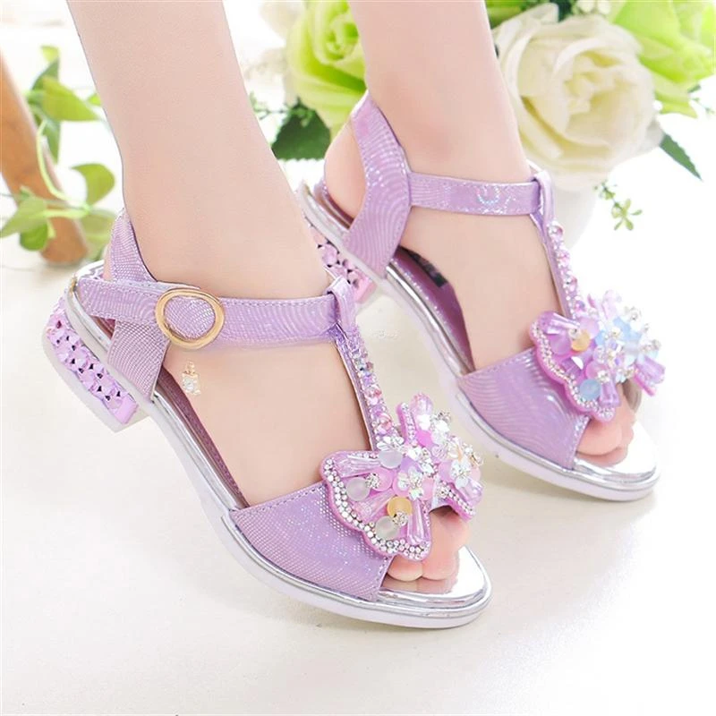Sandalias de tacón plano con lazo estilo princesa para verano - imagen 2