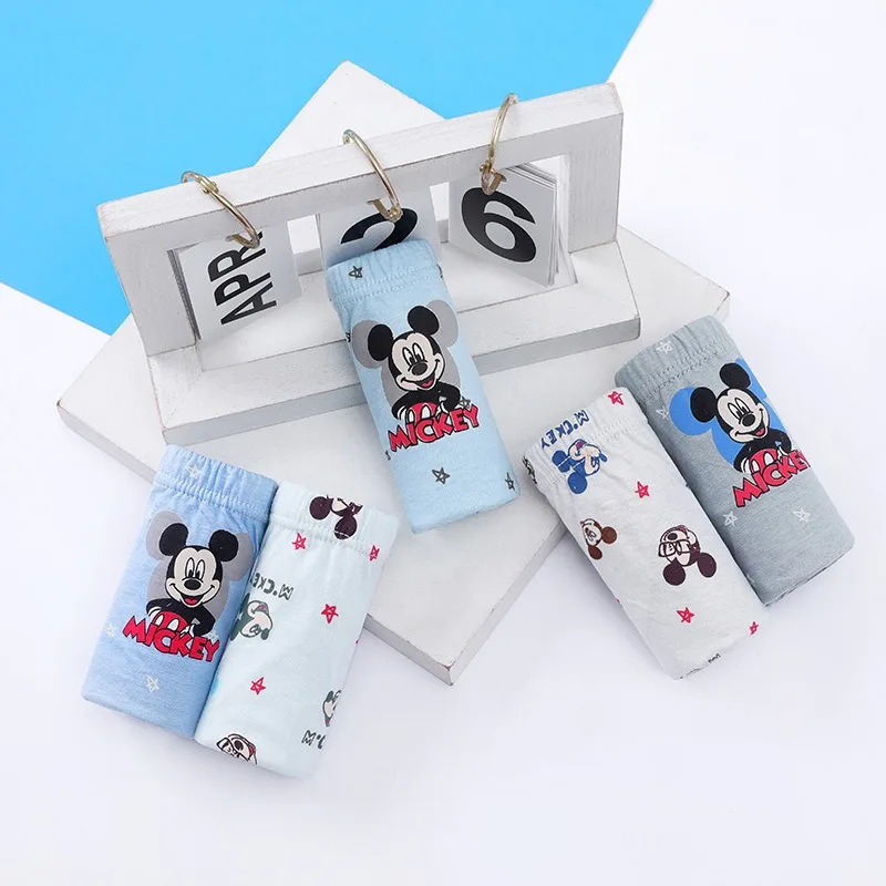 Mickey Mouse calzoncillos de algodón para niños estampado suave - imagen 4