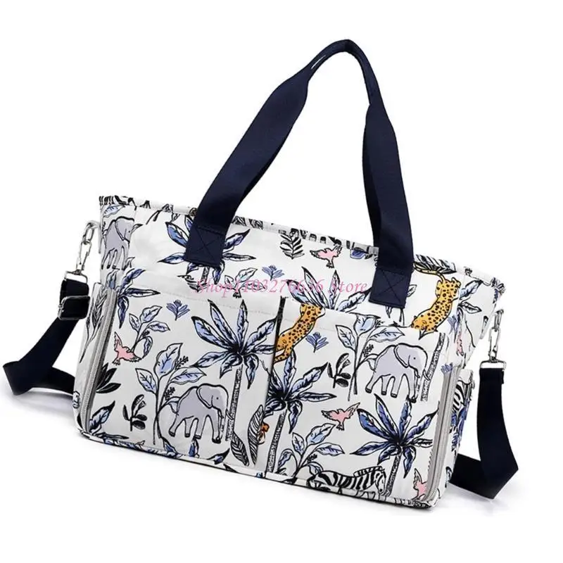 Bolsa de pañales espaciosa para bebé con compartimentos y bolsillos - imagen 2