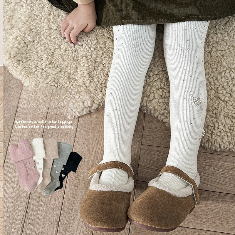 Collants con purpurina de estrellas para niñas – cómodos en otoño - imagen 3