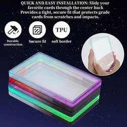 Protector de tarjetas con funda transparente TPU de ajuste total