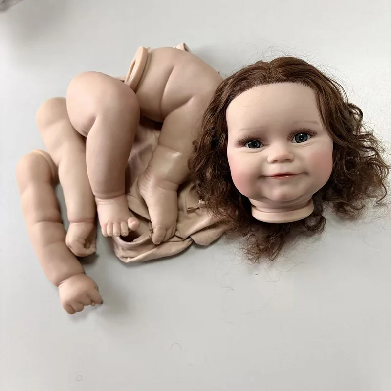 Muñeca Reborn Maddie realista con cabello enraizado a mano - imagen 4