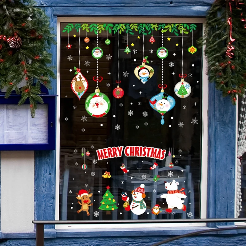 Conjunto de adornos navideños