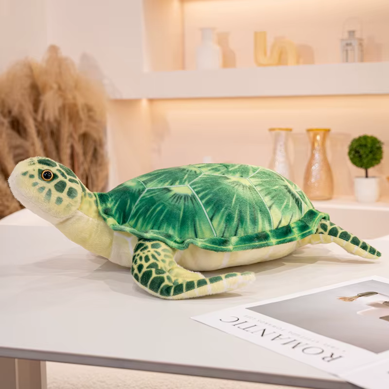 Peluche tortuga marina suave para niños y decoración del hogar - imagen 3