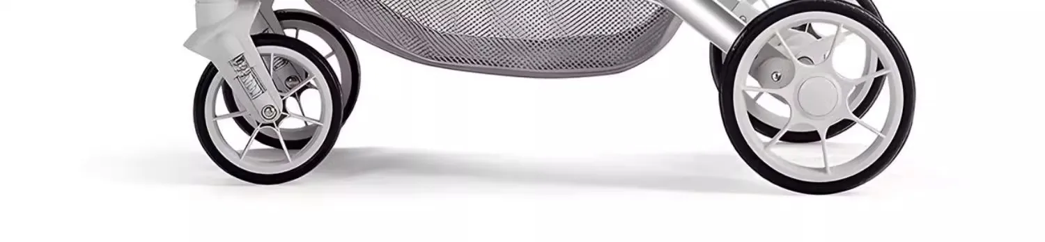 Carro infantil con detalles del asiento