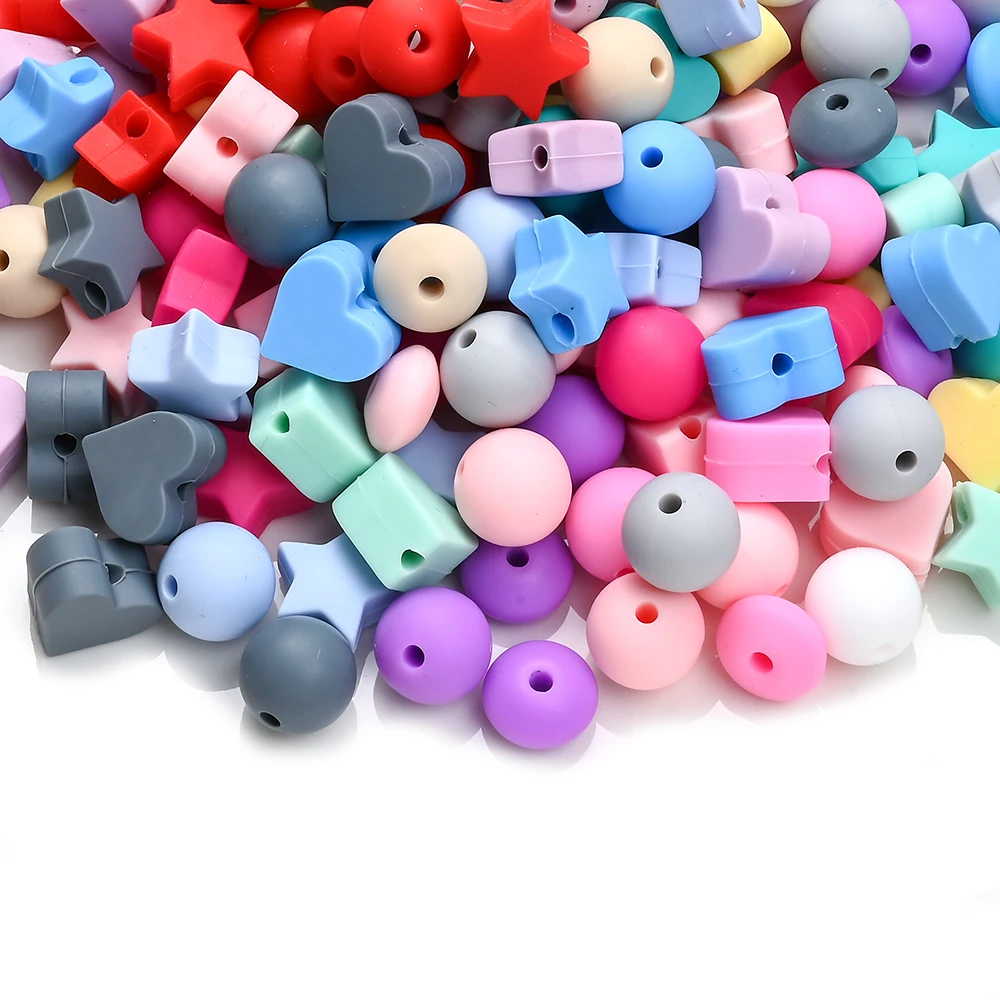 Cuentas ensartadas en cordón para DIY