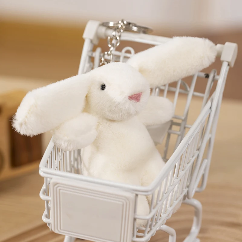 Llavero de peluche de conejo pequeño para niños, regalo - imagen 5