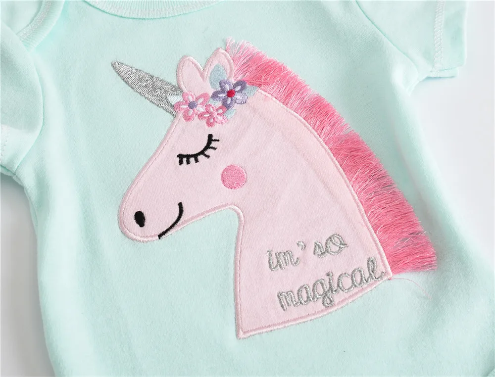 KavAdapters conjunto de verano bebé niña algodón con diseño Nairobi - imagen 4