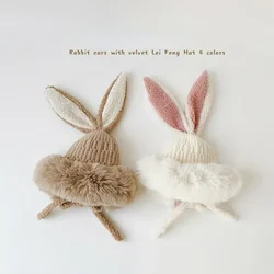 Suave Kawaii Gorro de invierno con protección de orejas para niños
