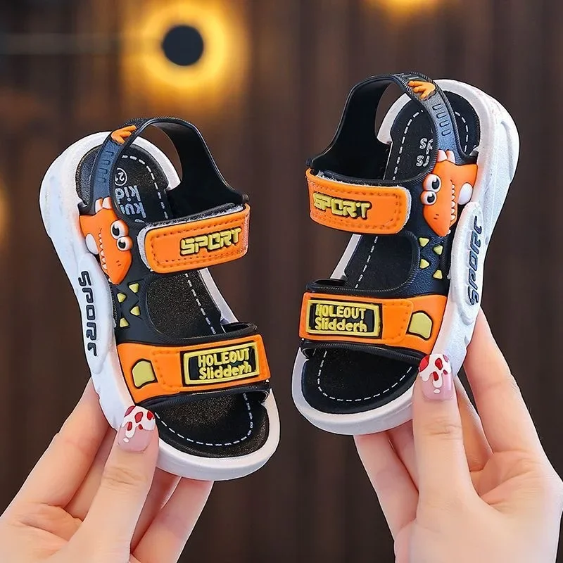 Sandalias de verano antideslizantes para niñas con dibujos - imagen 4
