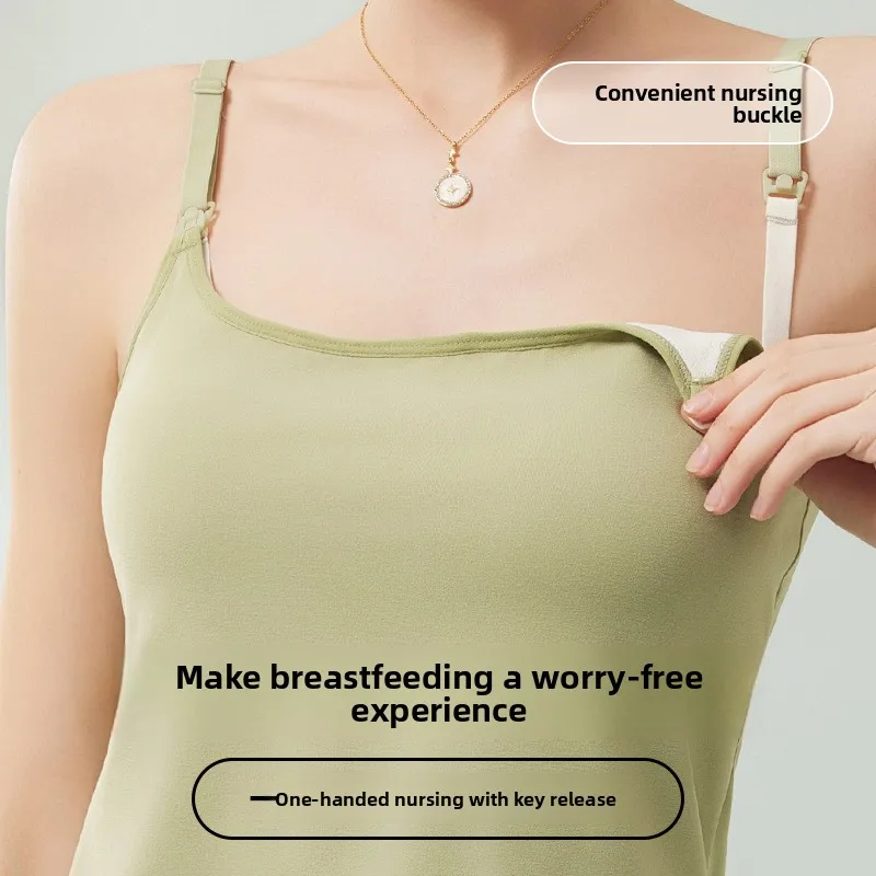 Camisola de lactancia con soporte de algodón cómodo - imagen 5