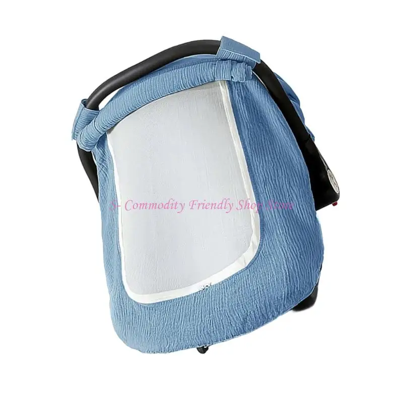 Funda 85AE para carrito de bebé a prueba viento, color liso - imagen 2