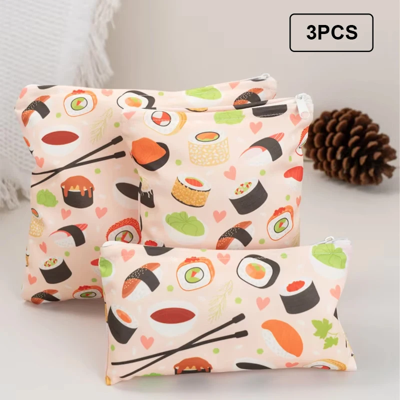Bolsa húmeda lavable reutilizable para pañales y refrigerios bebé - imagen 4