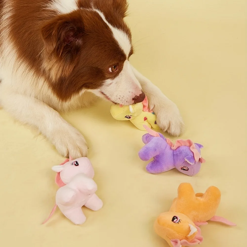 Llavero de peluche unicornio mini para mochila y llaves - imagen 3
