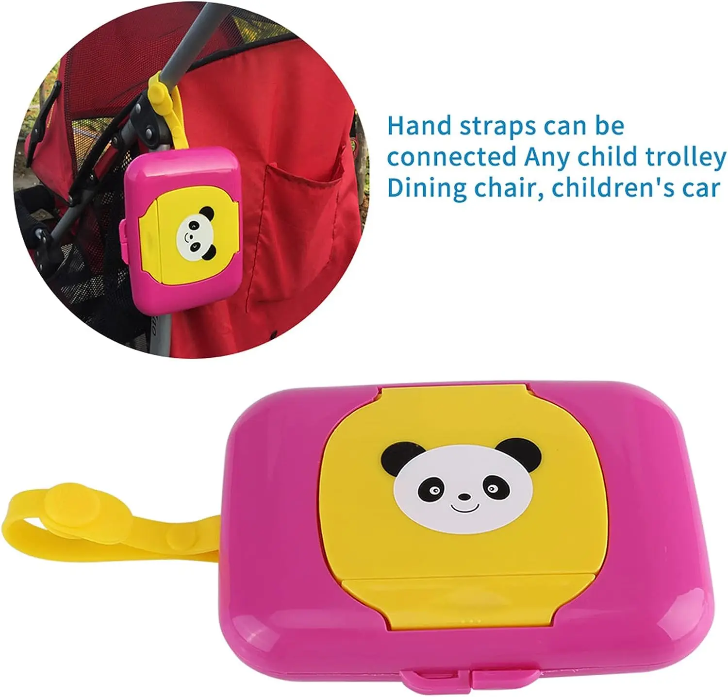 Dispensador portátil de toallitas húmedas para bebé – Estuche viaje - imagen 2
