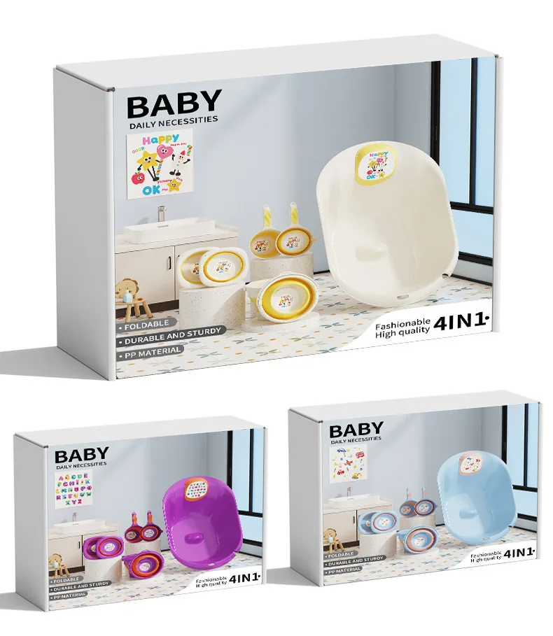 Bañera antideslizante infantil con diseño tierno