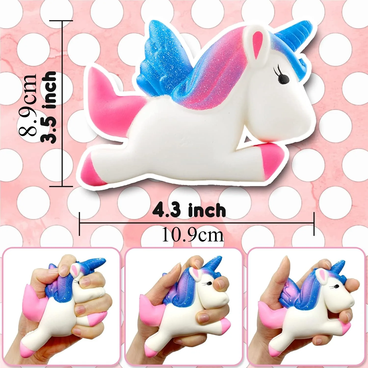 Juguete antiestrés blando de unicornio y gatito para niños - imagen 3