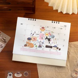Pegatinas Meow de comida y mascotas para álbumes de recortes
