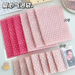 Sobres acolchados de burbujas con corazón para envío