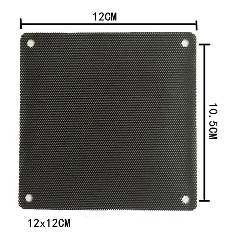 Filtro de malla antipolvo para ventilador de PC Negro - imagen 4