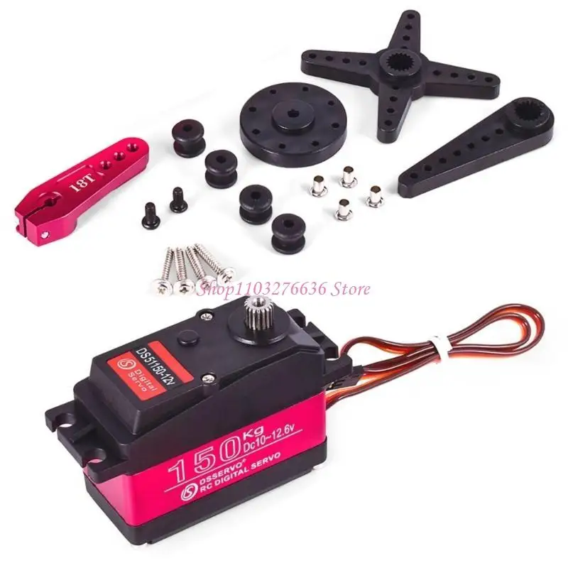 Servo digital impermeable con engranaje metálico para coche - imagen 4