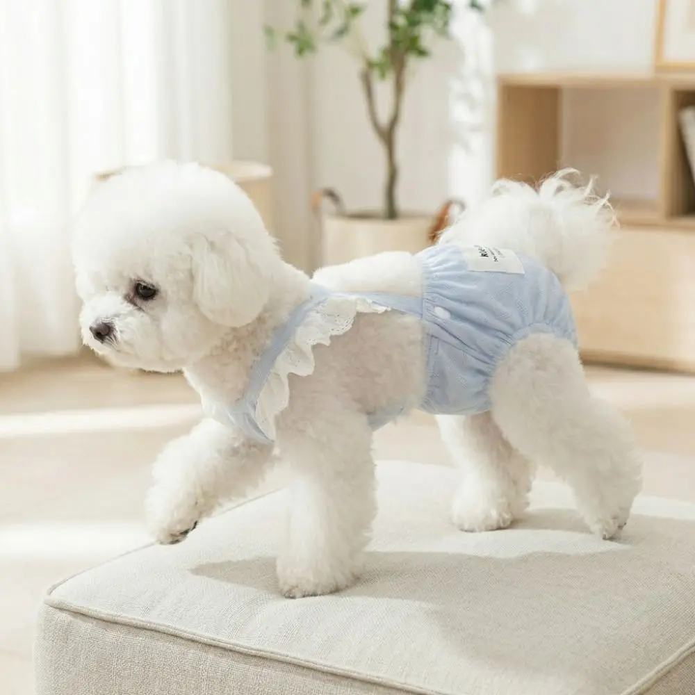 Pañal fisiológico lavable para perros con tirantes ajustables - imagen 2
