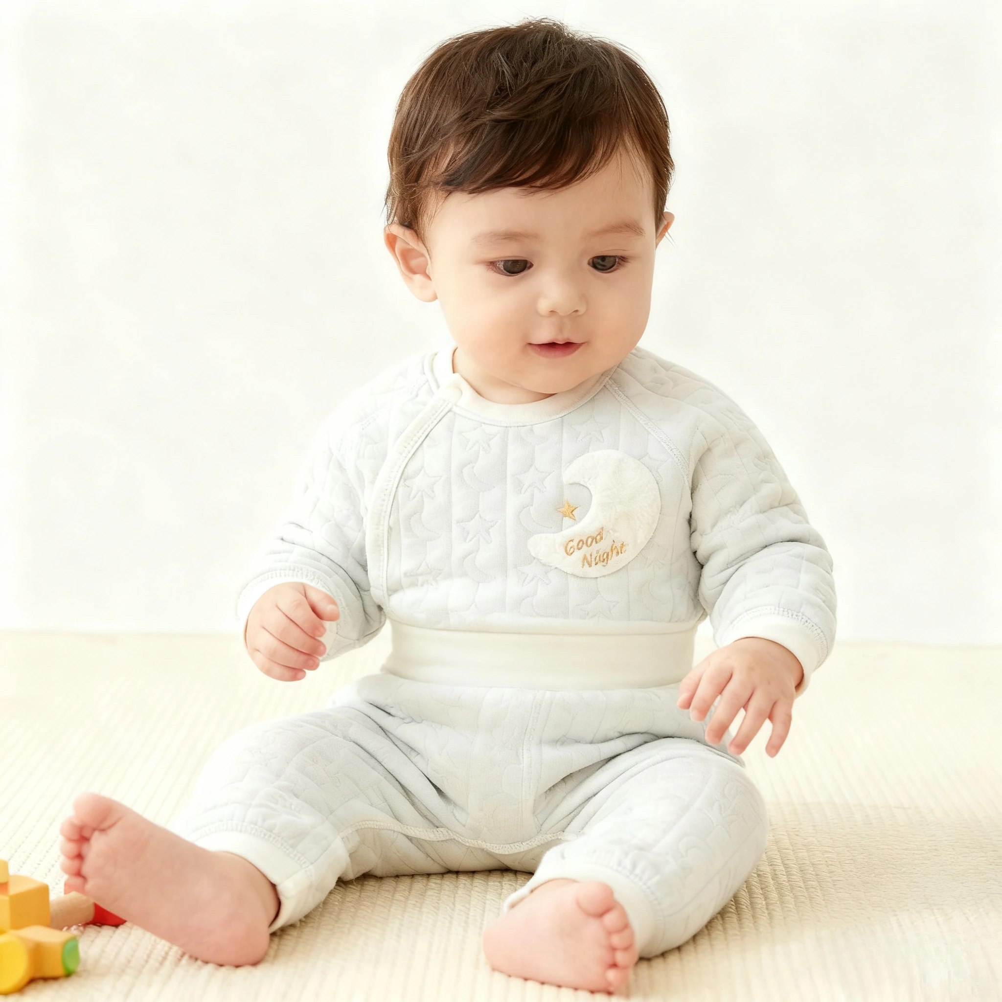 Conjunto de invierno cálido de algodón para bebé unisex - imagen 5
