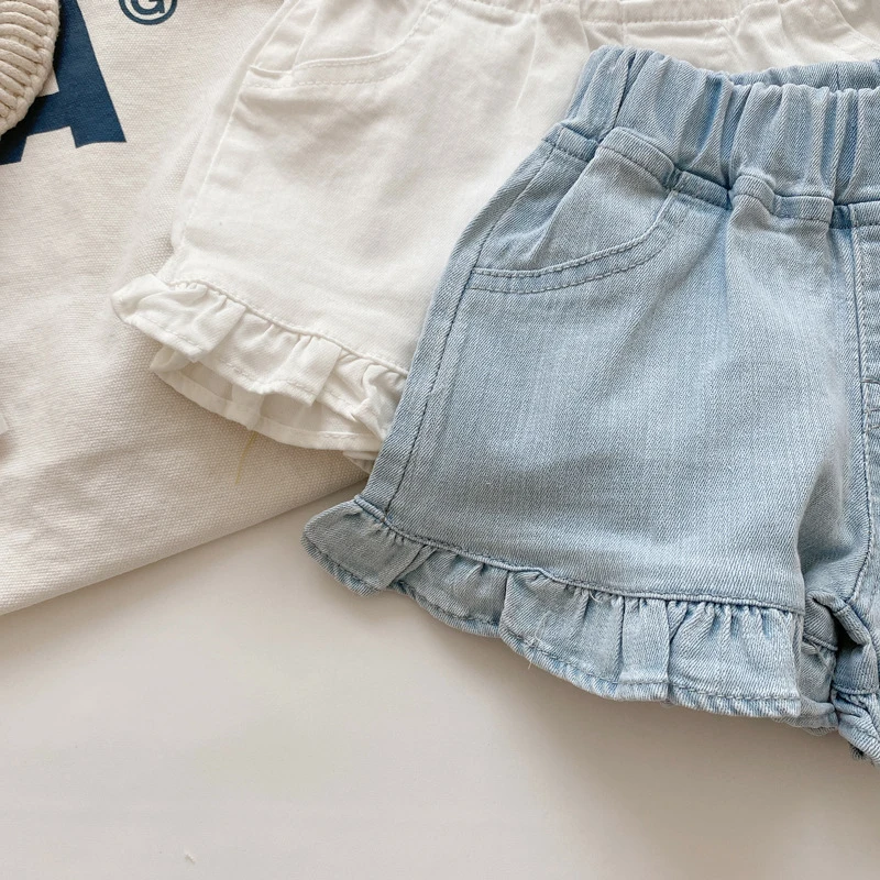 MILANCEL Pantalones cortos de algodón para niña – Cómodos y frescos - imagen 4