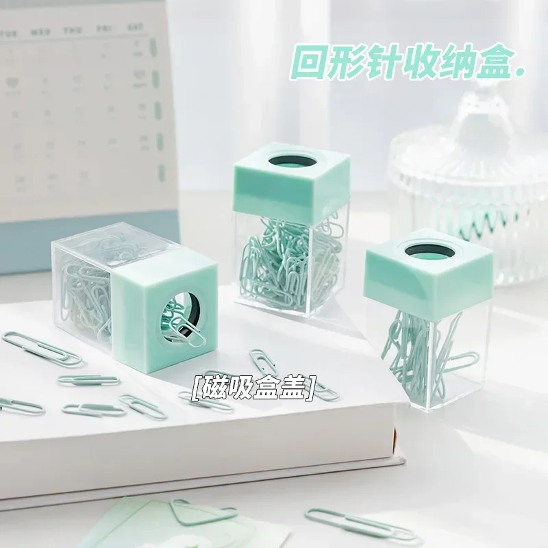 Clip de papel magnético colores pastel – Caja portátil - imagen 5
