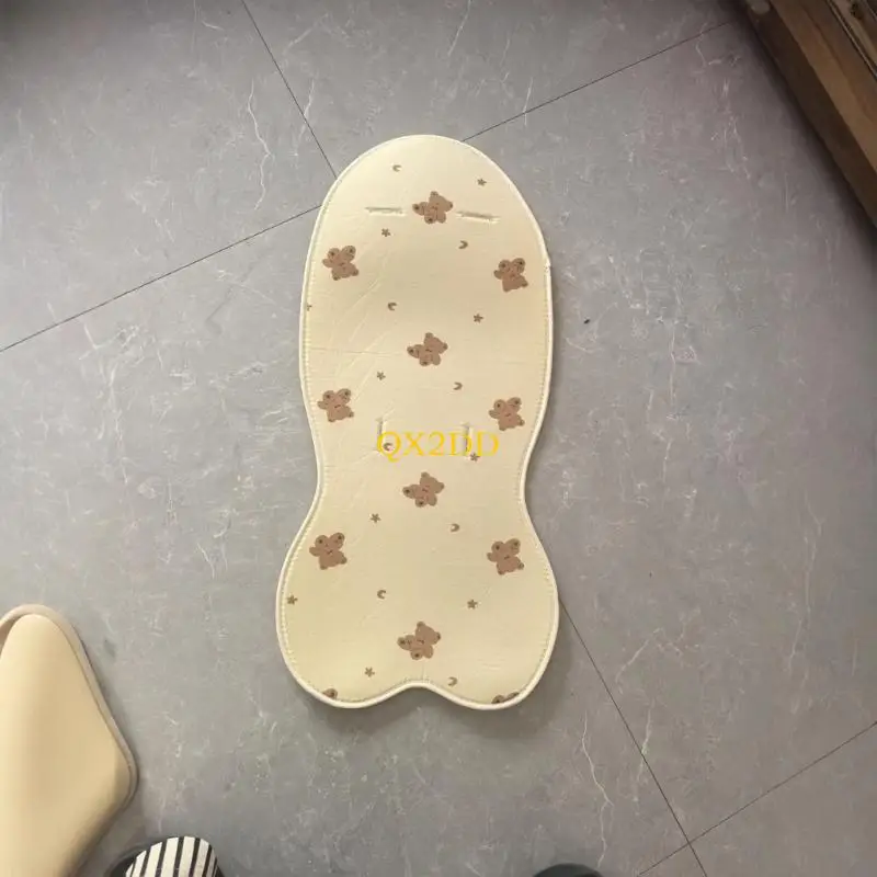 QX2D Almohadilla para cochecito bebé con sujeción segura y cojín ligero
