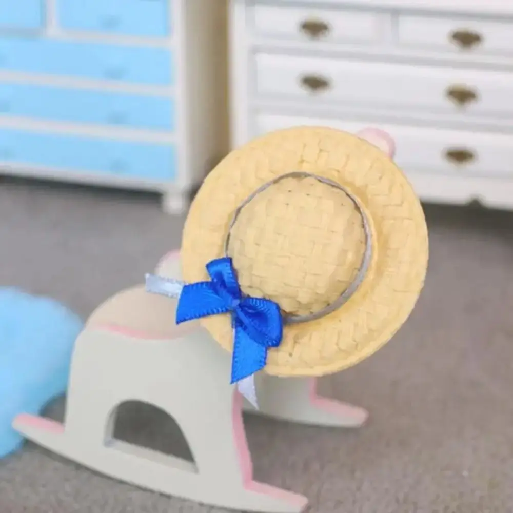 Sombrero de paja artesanal para muñecas con protección solar - imagen 2
