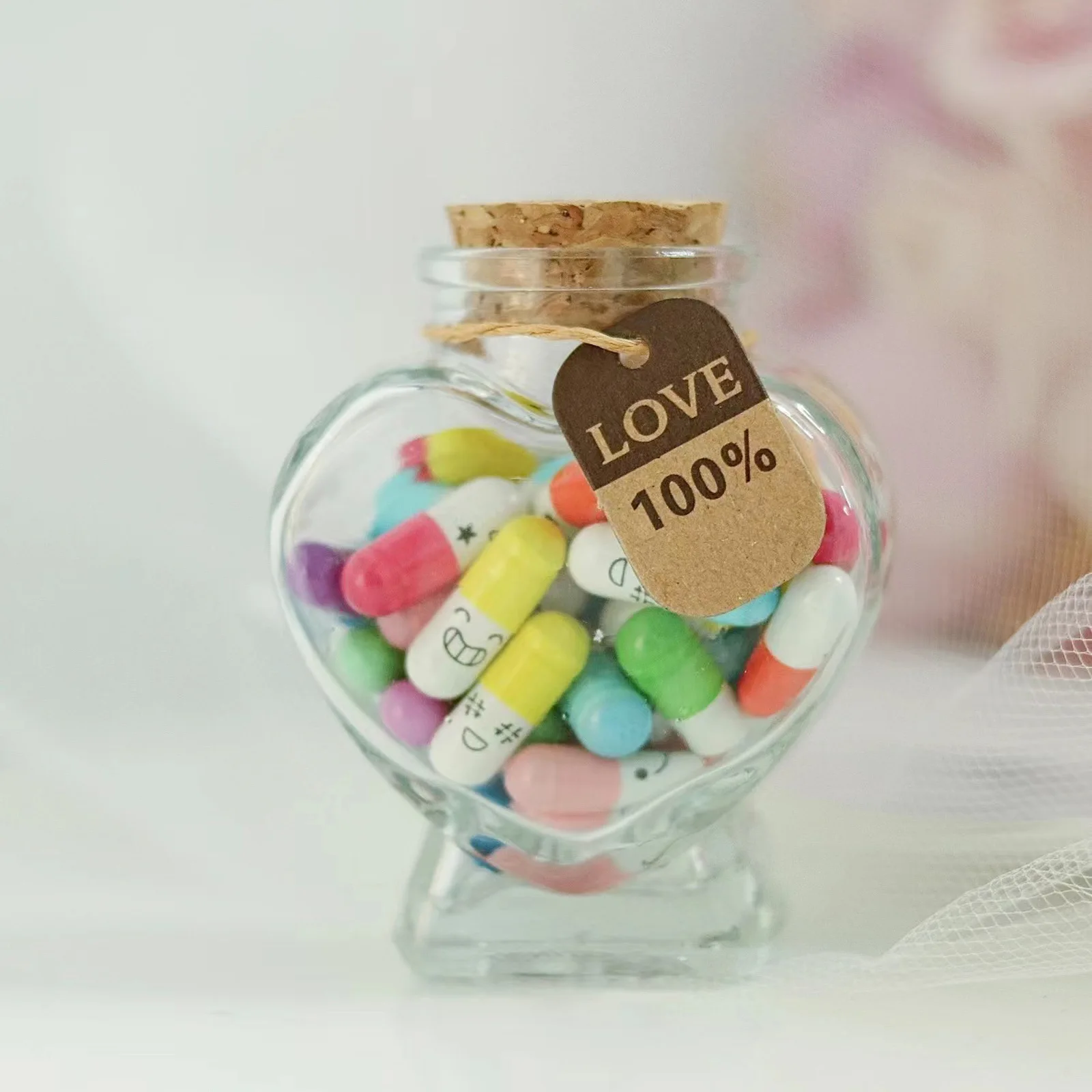 100 cápsulas de amor en botellas de vidrio Regalos a distancia - imagen 4