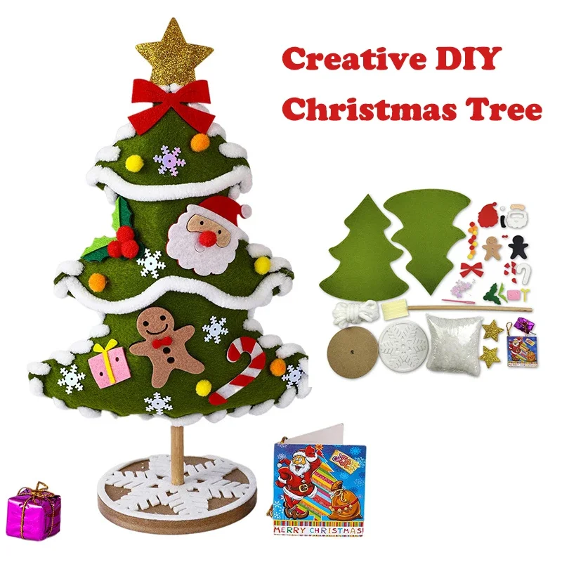 Kit de manualidades navideñas para niños, decoración hecha a mano - imagen 4