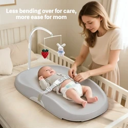 Cambiador impermeable para bebé con superficie contorneada ergonómica