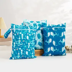 Happyflute Bolsa impermeable para pañales de tela, húmedo y seco