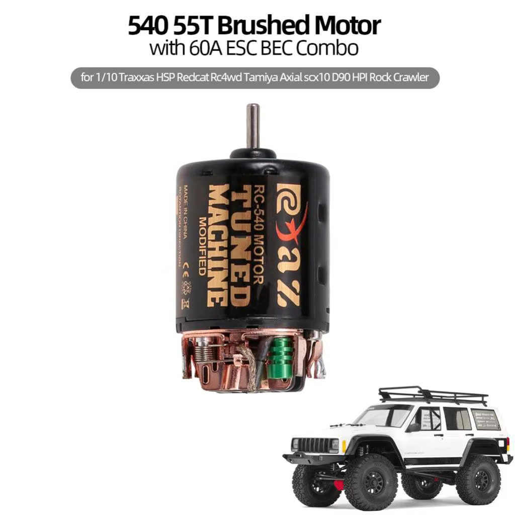 Motor cepillado RC de respuesta rápida para coche teledirigido - imagen 4