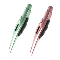 Earpick pinzas para limpieza de oídos con luz LED infantil