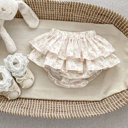 Falda tutú floral para niña – Rosa y negra, algodón