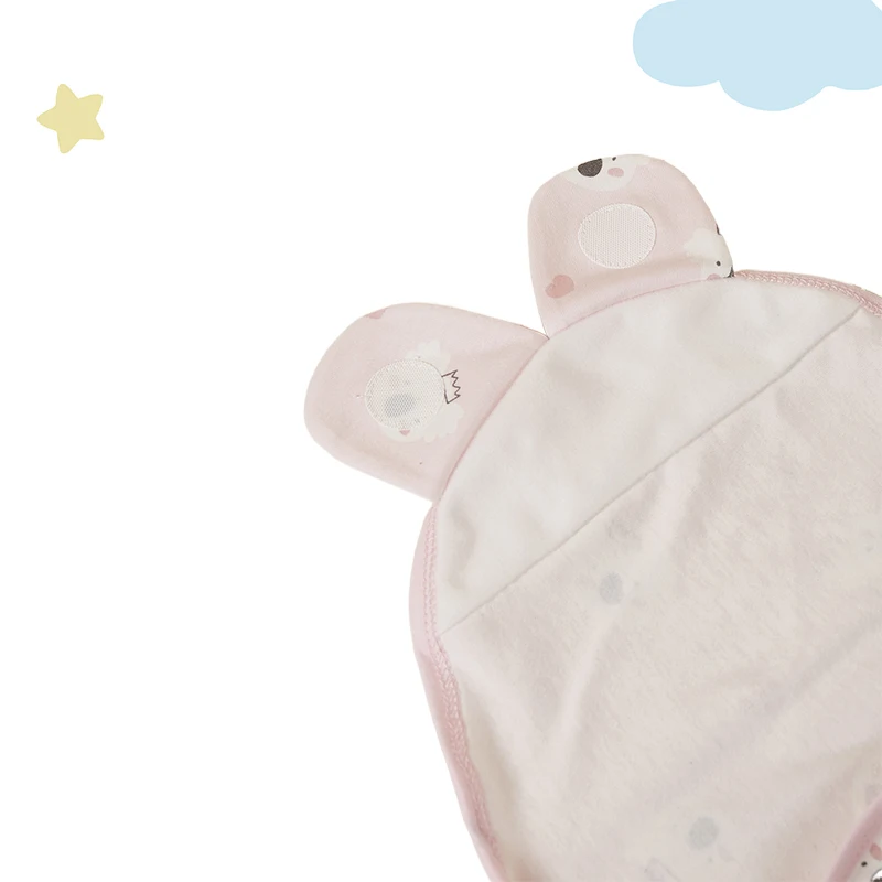 Conjunto gorro y manta de algodón con motivos infantiles para bebé 0-6 meses
