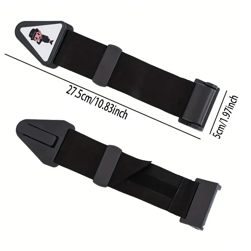 Protector de cinturón de seguridad infantil con fijación ajustable - imagen 3