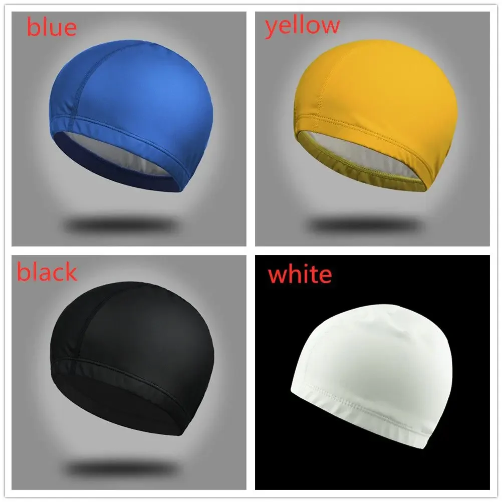 Gorro de natación elástico con borde ancho