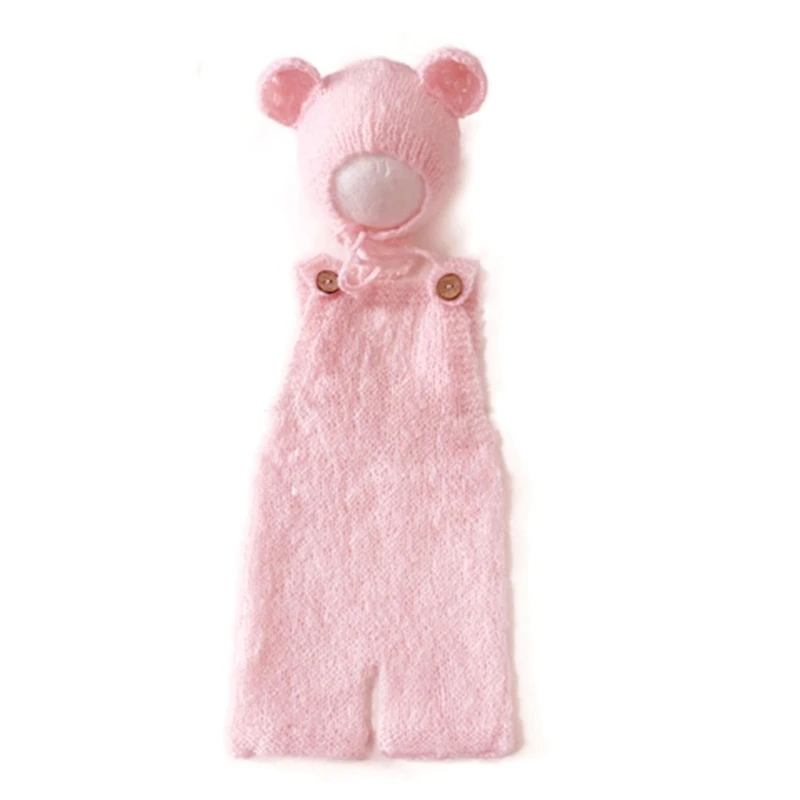 Pelele con capucha de oso para recién nacido - imagen 3